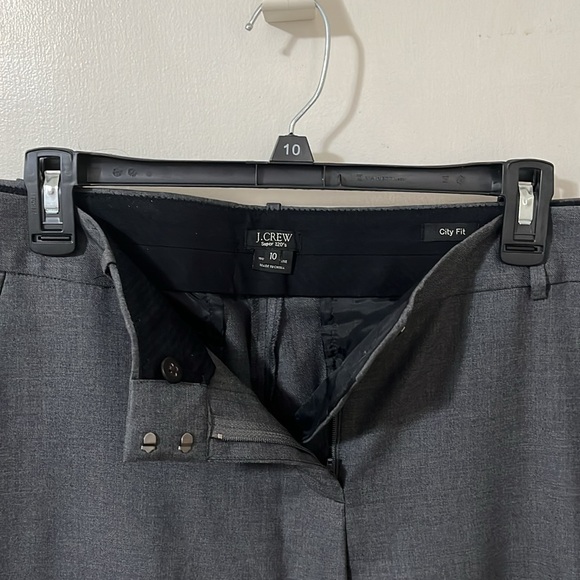 J Crew Grey 2-piece Suit, Size 10 - Picture 5 of 9